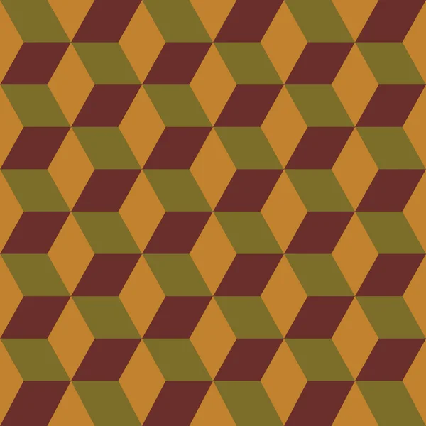 Бесшовный Рисунок Цветных Кубиков Бесконечный Многоцветный Кубический Фон Кубический Узор — стоковый вектор