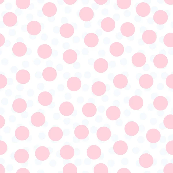Farbige Kreise Auf Weißem Hintergrund Nahtloses Retro Kreismuster Gepunktete Runde — Stockvektor