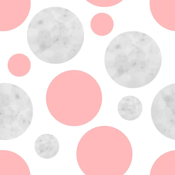 Marmer Roze Stip Geïsoleerd Witte Achtergrond Vectorillustratie — Stockvector