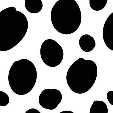 Düz olmayan dairelerle geometrik arkaplan. Soyut yuvarlak, pürüzsüz desen. Beyaz arka planda elle çizilmiş noktalar var. Vektör illüstrasyonu.  