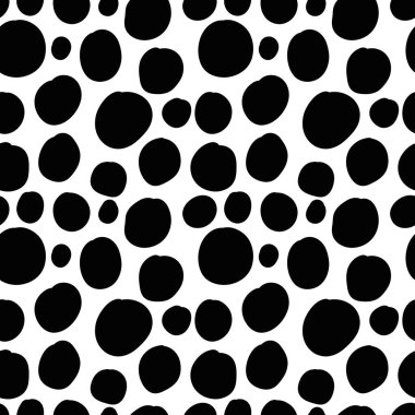 Düz olmayan dairelerle geometrik arkaplan. Soyut yuvarlak, pürüzsüz desen. Beyaz arka planda elle çizilmiş noktalar var. Vektör illüstrasyonu.  