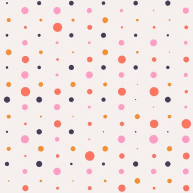 Yarım tonlu, noktasız, soyut bir arkaplan. Sonsuz geometrik desen. Vektör illüstrasyonu.  