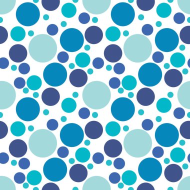 Yuvarlak, pürüzsüz desen. Kusursuz retro çember deseni. Noktalı, pürüzsüz arka plan, desen, ambalaj kağıdı, kumaş, tekstil, web sitesi, duvar kağıdı için süs. Vektör illüstrasyonu.