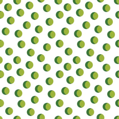 Puantiyeli arka plan. Soyut yuvarlak, pürüzsüz desen. Vektör illüstrasyonu.