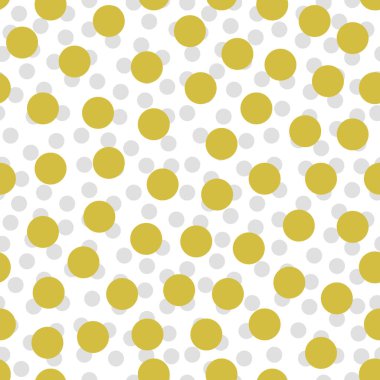 Rastgele noktalı, soyut, pürüzsüz desen. Küçük daireleri olan soyut bir arka plan. Vektör illüstrasyonu.