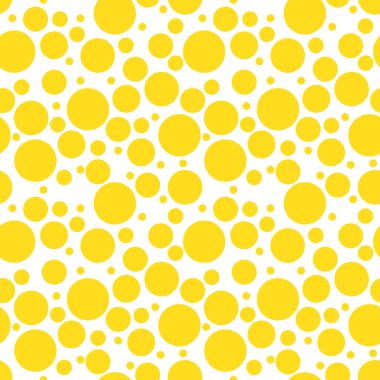 Yuvarlak, pürüzsüz desen. Kusursuz retro çember deseni. Noktalı, pürüzsüz arka plan, desen, ambalaj kağıdı, kumaş, tekstil, web sitesi, duvar kağıdı için süs. Vektör illüstrasyonu.