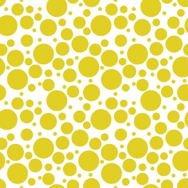 Yuvarlak, pürüzsüz desen. Kusursuz retro çember deseni. Noktalı, pürüzsüz arka plan, desen, ambalaj kağıdı, kumaş, tekstil, web sitesi, duvar kağıdı için süs. Vektör illüstrasyonu.