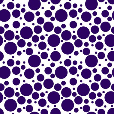 Rastgele noktalı, soyut, pürüzsüz desen. Küçük daireleri olan soyut bir arka plan. Vektör illüstrasyonu.