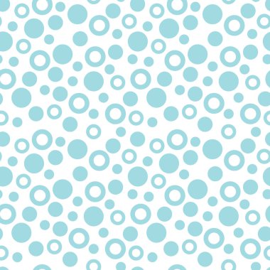 Rastgele noktalı, soyut, pürüzsüz desen. Küçük daireleri olan soyut bir arka plan. Vektör illüstrasyonu.