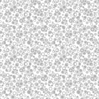 Rastgele noktalı, soyut, pürüzsüz desen. Küçük daireleri olan soyut bir arka plan. Vektör illüstrasyonu.