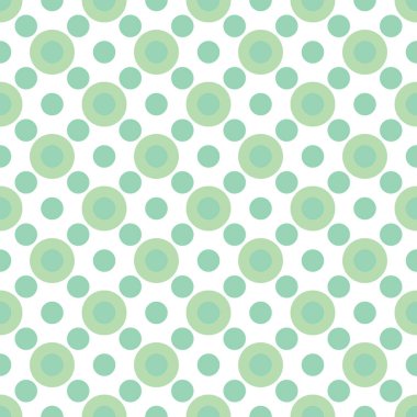 Yuvarlak, pürüzsüz desen. Kusursuz retro çember deseni. Noktalı, pürüzsüz arka plan, desen, ambalaj kağıdı, kumaş, tekstil, web sitesi, duvar kağıdı için süs. Vektör illüstrasyonu. 