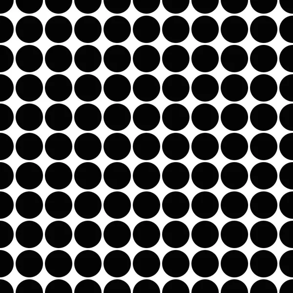 Noktalı siyah beyaz desenler. Noktalı doku. Mozaik noktalar arka plan. Puantiyeli sonsuz. Yuvarlak şekilli soyut geometrik düzen. Ekran baskısı. Vektör illüstrasyonu.