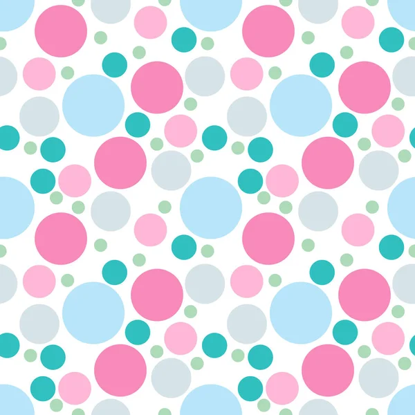 Yuvarlak, pürüzsüz desen. Kusursuz retro çember deseni. Noktalı, pürüzsüz arka plan, desen, ambalaj kağıdı, kumaş, tekstil, web sitesi, duvar kağıdı için süs. Vektör illüstrasyonu.