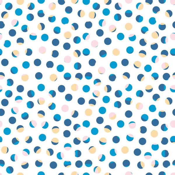 Abstract Seamless Pattern Randomly Dots Abstract Background Little Circles Vector — Stock Vector