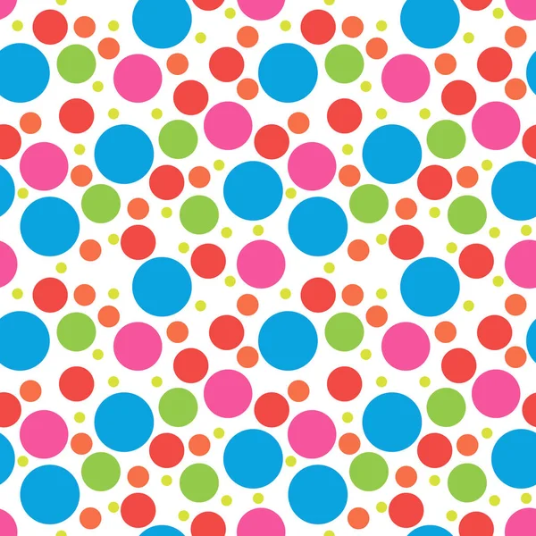 Abstract Seamless Pattern Randomly Dots Abstract Background Little Circles Vector — Stock Vector