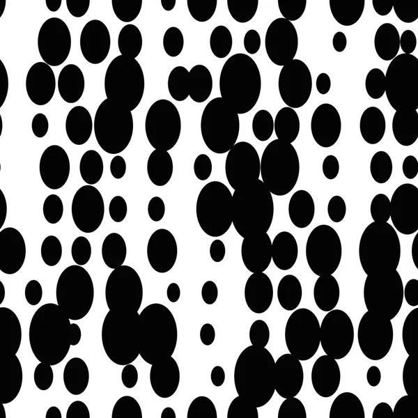 Nahtloser Abstrakter Hintergrund Mit Kreisen Ovalen Unendliches Geometrisches Muster Vektorillustration — Stockvektor