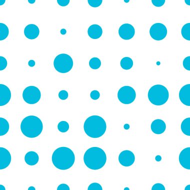 Yarım ton, noktalı, daireli, soyut arkaplan. Sonsuz noktalı geometrik desen. Vektör illüstrasyonu.   