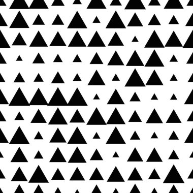Üçgenli yarım tonlu soyut arkaplan. Sonsuz geometrik desen. Vektör illüstrasyonu.    