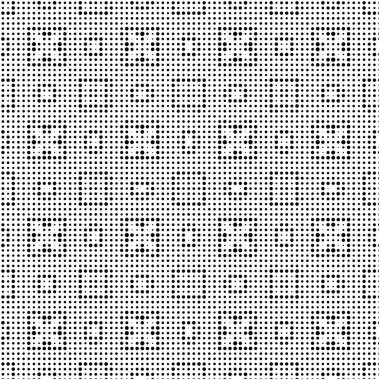 Soyut yarım ton süslemeli geometrik arkaplan. Pop sanat tarzı kart. Grunge dokusu. Vektör illüstrasyonu. 