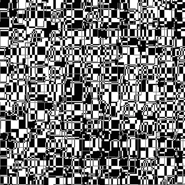 Αφηρημένη Ασπρόμαυρη Δυσλειτουργία Αδιάλειπτη Μοτίβο Γεωμετρικό Υπόβαθρο Εικονογράφηση Διανύσματος — Διανυσματικό Αρχείο