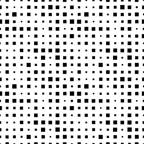 Halftone Sømløs Abstrakt Baggrund Med Firkanter Uendelig Geometrisk Mønster Vektorillustration – Stock-vektor