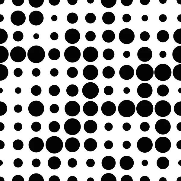 Black White Seamless Pattern Grunge Halftone Dots Dotted Texture Halftone — Stock Vector