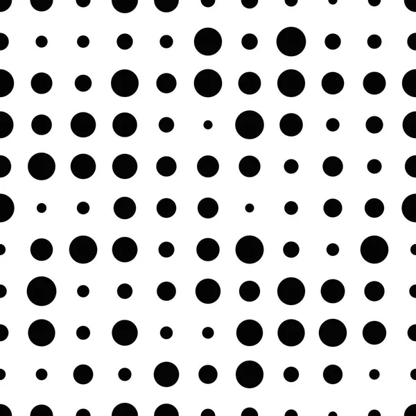 Motif Sans Couture Noir Blanc Avec Points Demi Tons Grunge — Image vectorielle