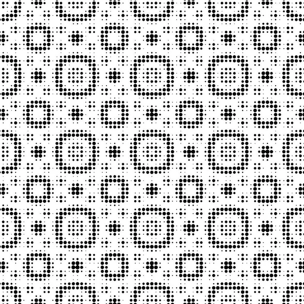 Abstrakt Halvtone Ornamental Geometrisk Baggrund Pop Kunst Stil Kort Grunge – Stock-vektor