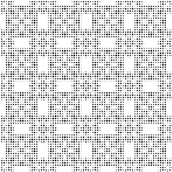 Soyut yarım ton süslemeli geometrik arkaplan. Pop sanat tarzı kart. Grunge dokusu. Vektör illüstrasyonu. 