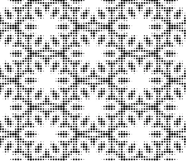 Abstraktní Polotón Ornamentální Geometrické Pozadí Karta Stylu Pop Art Grunge — Stockový vektor