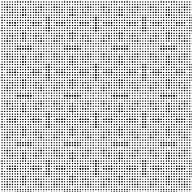 Soyut yarım ton süslemeli geometrik arkaplan. Pop sanat tarzı kart. Grunge dokusu. Vektör illüstrasyonu.  