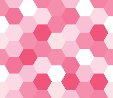 Kusursuz geometrik desen. Renkli sonsuzluk soyut bal peteği geometrik arka plan. Cinsiyet, altıgen arka plan. Vektör illüstrasyonu.