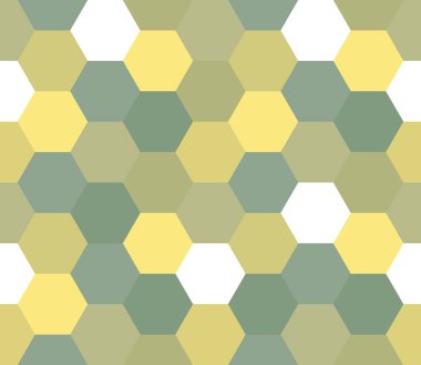 Kusursuz geometrik desen. Renkli sonsuzluk soyut bal peteği geometrik arka plan. Cinsiyet, altıgen arka plan. Vektör illüstrasyonu.