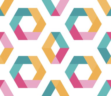 Kusursuz geometrik desen. Kusursuz soyut geometrik arkaplan. Sonsuz geometrik desen. Vektör illüstrasyonu.