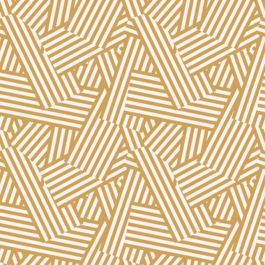 Soyut, dağınık, doğrusal, geometrik, dikişsiz desen. Çizgili arka plan. Vektör illüstrasyonu.   