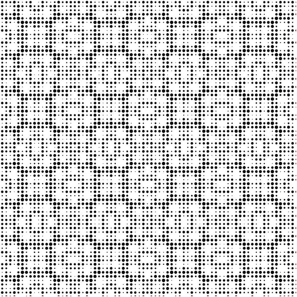 Soyut yarım ton süslemeli geometrik arkaplan. Pop sanat tarzı kart. Grunge dokusu. Vektör illüstrasyonu.  