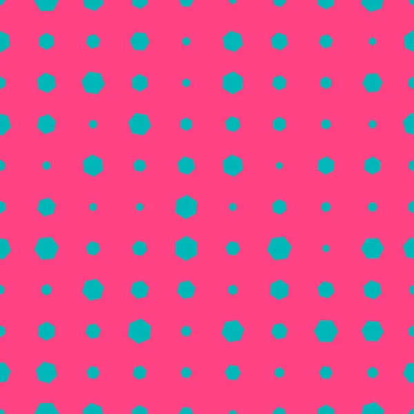 Blauw Roze Halve Toon Naadloos Geometrisch Patroon Kleurrijke Oneindigheid Abstracte — Stockvector