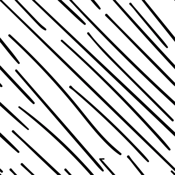 Abstrakt Geometrisk Sømløse Mønster Med Diagonale Linjer Doodle Baggrund Vektorillustration – Stock-vektor