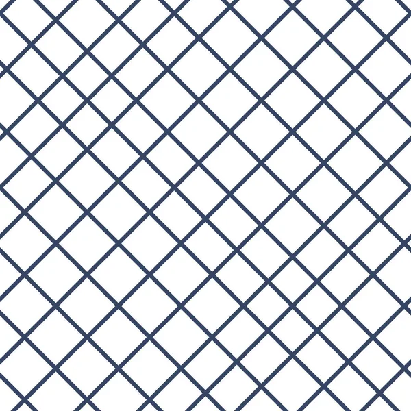 Linear Abstract Diagonal Lines Seamless Pattern Isolated White Background Vector — Stock Vector