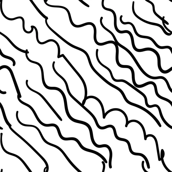 Patrón Geométrico Abstracto Sin Costura Con Líneas Diagonales Zigzag Doodle — Archivo Imágenes Vectoriales