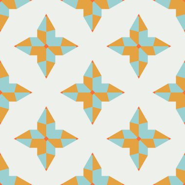 Soyut geometrik dikişsiz desen