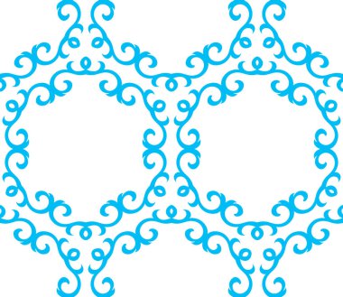 Soyut ince çizgi, kıvrımlı, pürüzsüz desen. Doğrusal süslemeli geometrik arkaplan. Paket kağıdı. Vektör illüstrasyonu.             