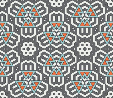 Soyut ince çizgili, kusursuz desen. Doğrusal süslemeli geometrik arkaplan. Paket kağıdı. Vektör illüstrasyonu.           