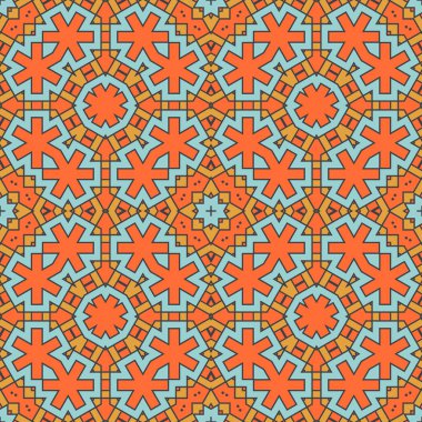 Soyut ince çizgili, kusursuz desen. Doğrusal süslemeli geometrik arkaplan. Paket kağıdı. Vektör illüstrasyonu.           