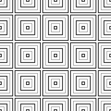 Soyut ince çizgili, kusursuz desen. Doğrusal süslemeli geometrik arkaplan. Paket kağıdı. Vektör illüstrasyonu.           