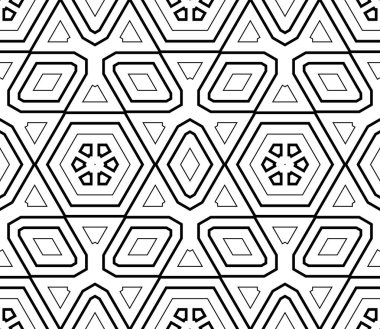 Soyut ince çizgili, kusursuz desen. Doğrusal süslemeli geometrik arkaplan. Paket kağıdı. Vektör illüstrasyonu.           