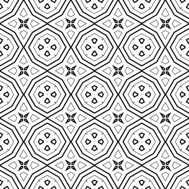 Soyut ince çizgili, kusursuz desen. Doğrusal süslemeli geometrik arkaplan. Paket kağıdı. Vektör illüstrasyonu.           