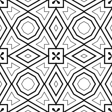 Soyut ince çizgili, kusursuz desen. Doğrusal süslemeli geometrik arkaplan. Paket kağıdı. Vektör illüstrasyonu.           