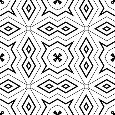 Soyut ince çizgili, kusursuz desen. Doğrusal süslemeli geometrik arkaplan. Paket kağıdı. Vektör illüstrasyonu.           