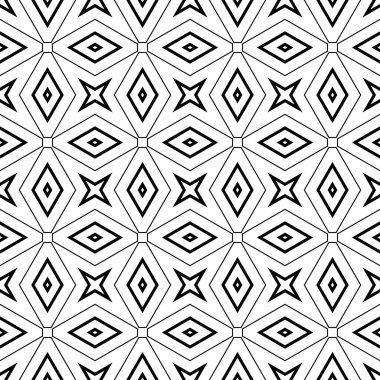 Soyut ince çizgili, kusursuz desen. Doğrusal süslemeli geometrik arkaplan. Paket kağıdı. Vektör illüstrasyonu.           